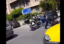 Στη φρουρά Μητσοτάκη ο αστυνομικός που ξυλοκόπησε τον μοτοσικλετιστή;